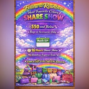 All color share show train 🚂 pulling up ⬆️ soon like to be ready sign 🪧 up open